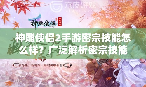 神雕侠侣2手游密宗技能怎么样？广泛解析密宗技能特点