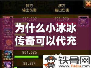 为什么小冰冰传奇可以代充？解析代充服务的优势与风险