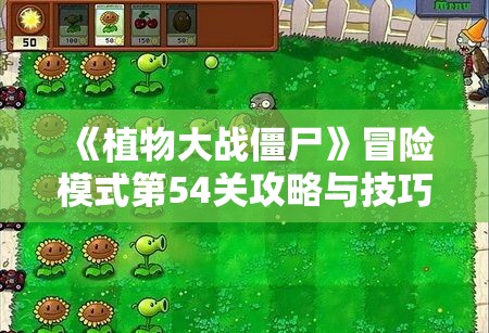 《植物大战僵尸》冒险模式第54关攻略与技巧详解